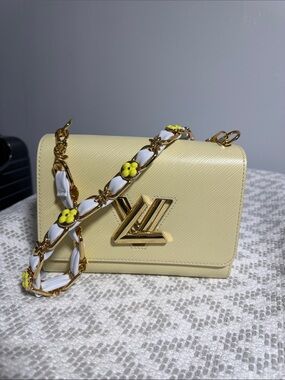 Louis Vuitton Yellow Epi Leather Chain Crossbody